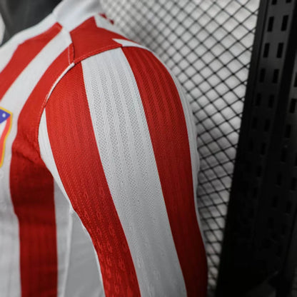 2025/2026 Atletico Madrid Home Long Sleeve