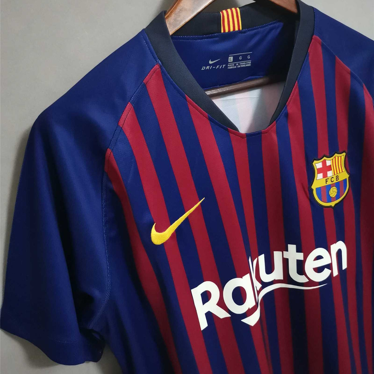 2018-2019 Retro Barcelona Home Jersey