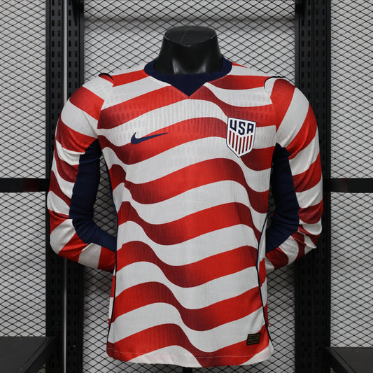 2026 USA Home World Cup Kit Long Sleeve Player Version