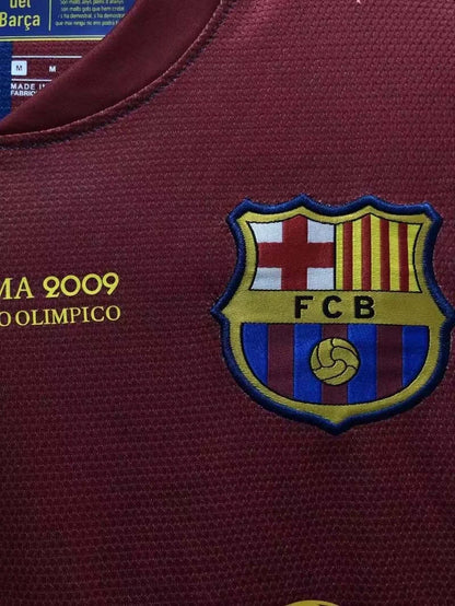 2008-2009 Retro Barcelona Home Champions League Long sleeve