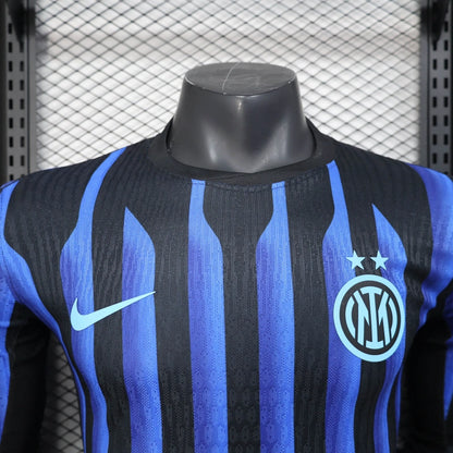 2025-2026 Inter Milan Home Long Sleeve