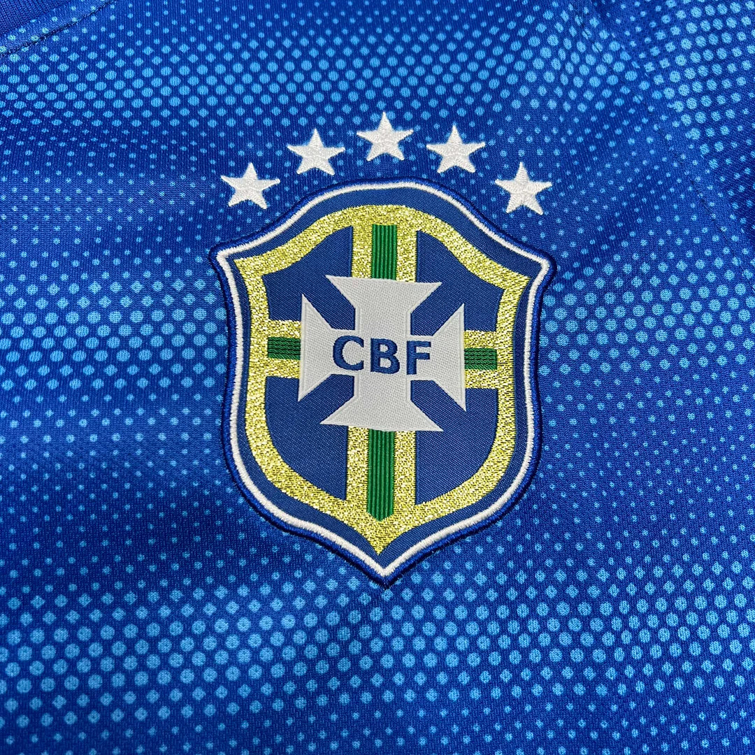 2014 Retro Brazil Away Jersey