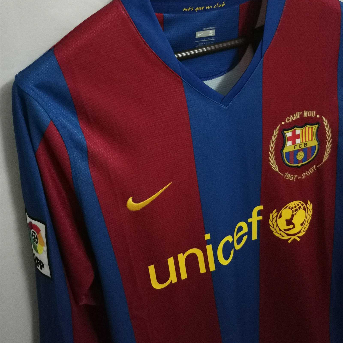 2007-2008 Retro Barcelona Home Long Sleeve