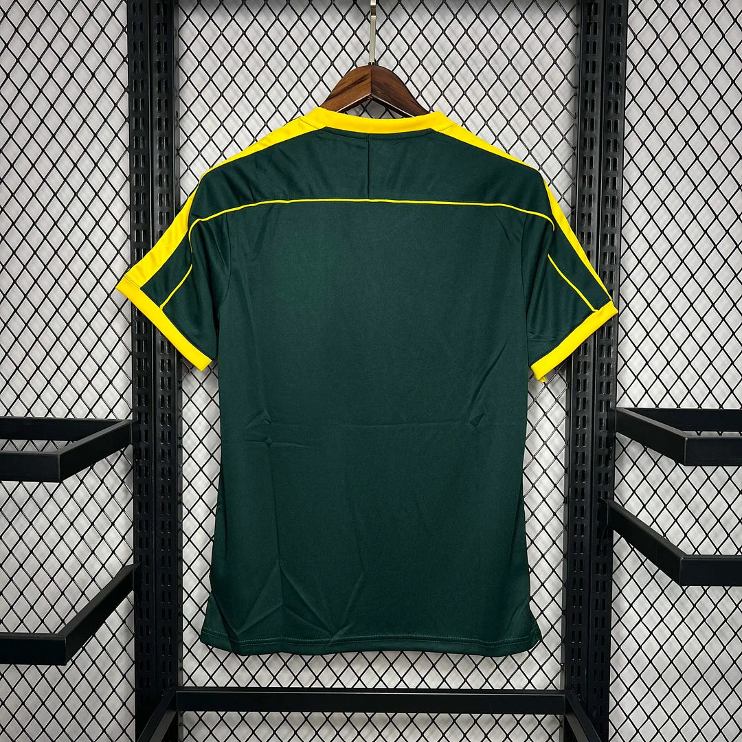 1998 Retro Brazil Goalkeeper Home Jersey