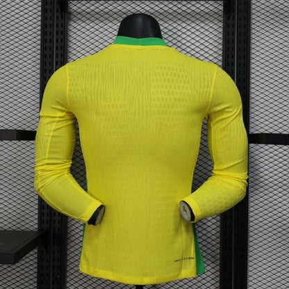 2025 Brazil Home Jersey Long Sleeve