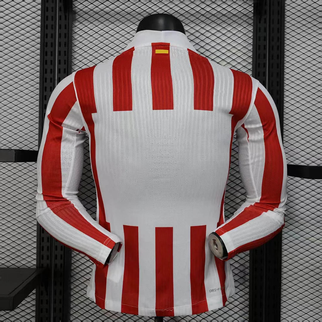 2025/2026 Atletico Madrid Home Long Sleeve