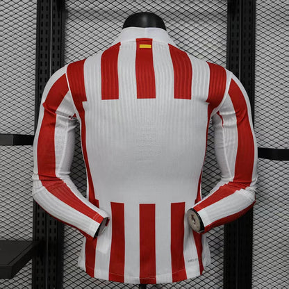 2025/2026 Atletico Madrid Home Long Sleeve