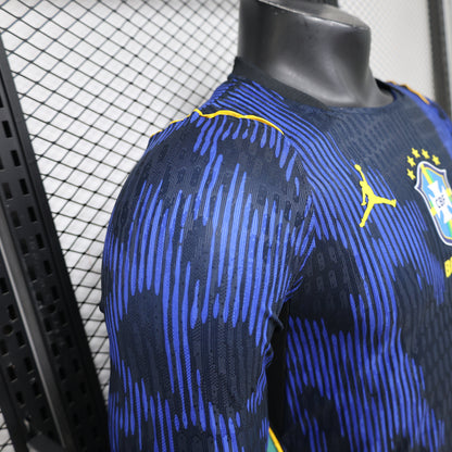 2026 Brazil Away World Cup Kit Long Sleeve Player Version
