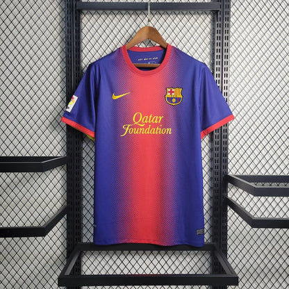 2012-2013 Retro Barcelona Home Jersey