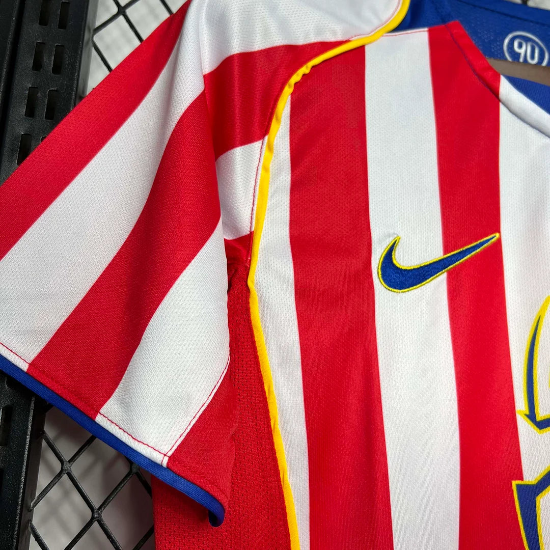 2004-2005 Retro Atletico Madrid Home Jersey