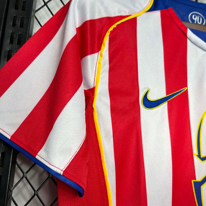 2004-2005 Retro Atletico Madrid Home Jersey