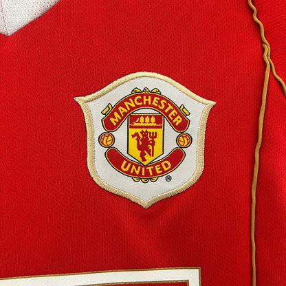 2006/2007 Retro Manchester United Home Kids Size