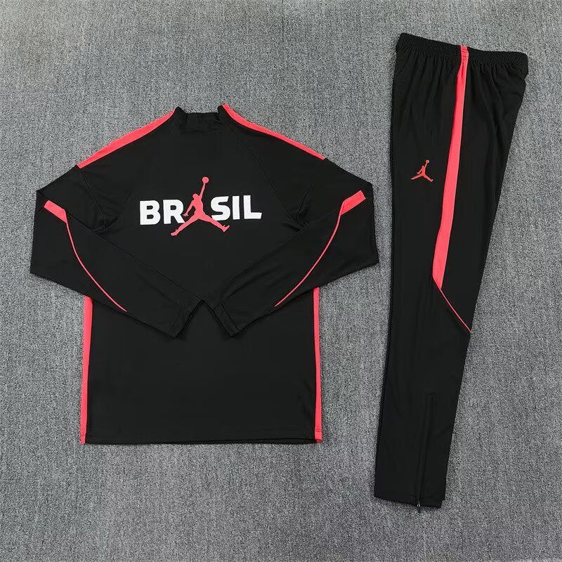 2026/2027 Brazil Black x Red Tracksuit