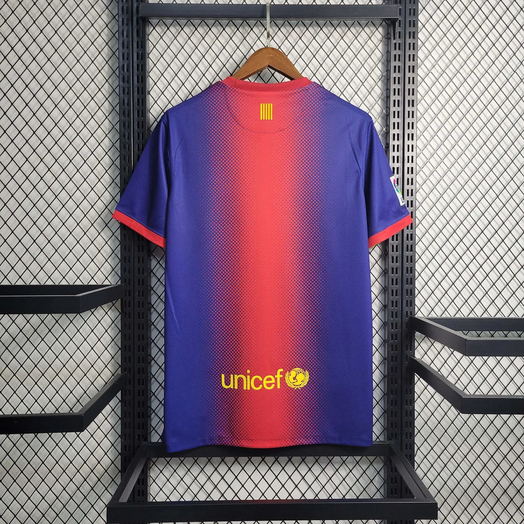 2012-2013 Retro Barcelona Home Jersey
