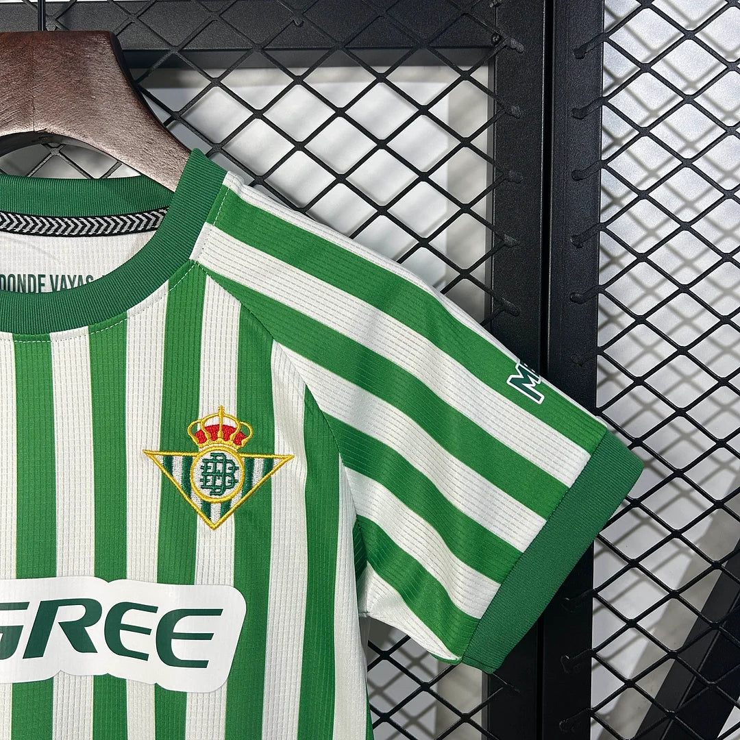 2024/2025 Real Betis UEFA Conference League Final Kit Kids Size