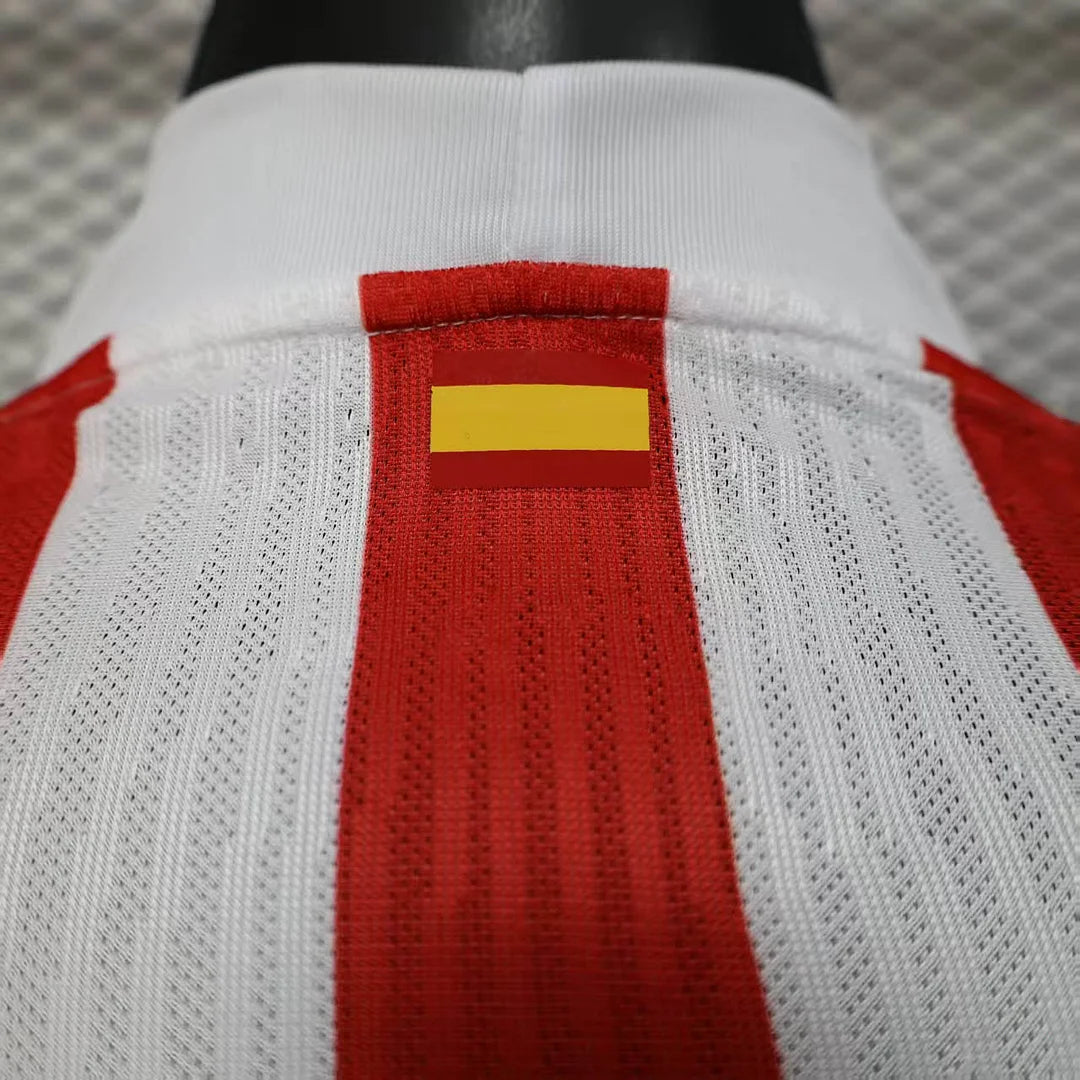 2025/2026 Atletico Madrid Home Long Sleeve