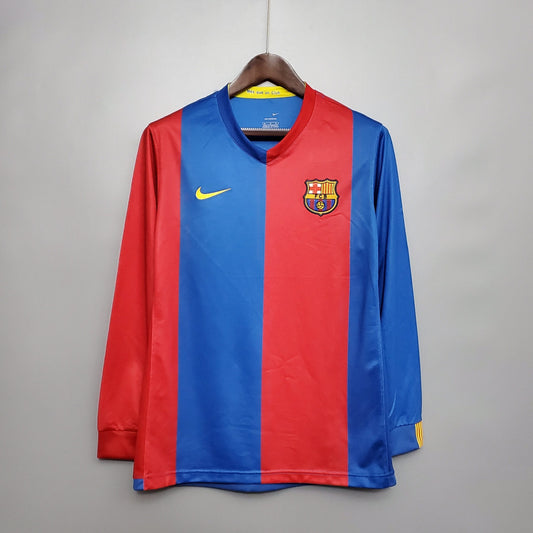2006-2007 Retro Barcelona Home Jersey Long Sleeve
