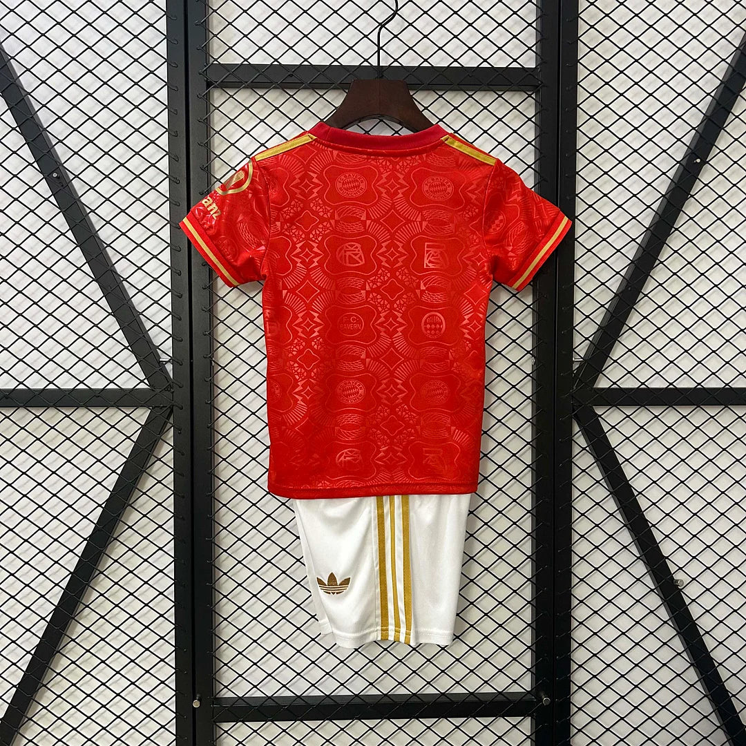 Bayern Munchen 2025/2026 125th Anniversary Edition Red Kids Size