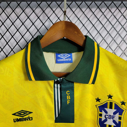1991-1993 Retro Brazil Home Jersey