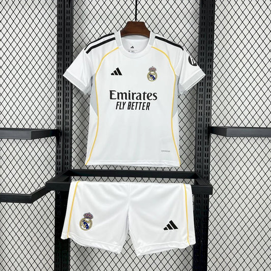 25/26 Real Madrid Home Kit Kids Size