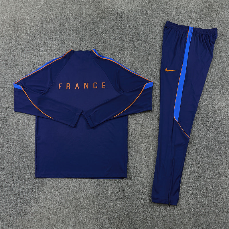 2026/2027 France Dark Blue Tracksuit