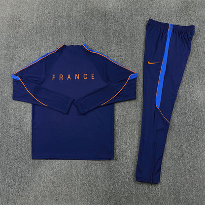 2026/2027 France Dark Blue Tracksuit