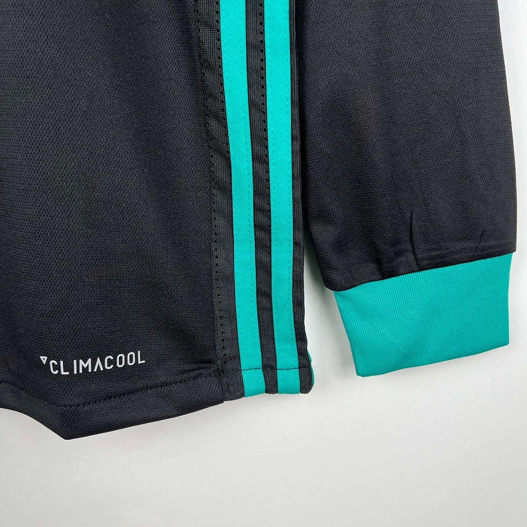 2017/2018 Retro Real Madrid Away Jersey Long Sleeve