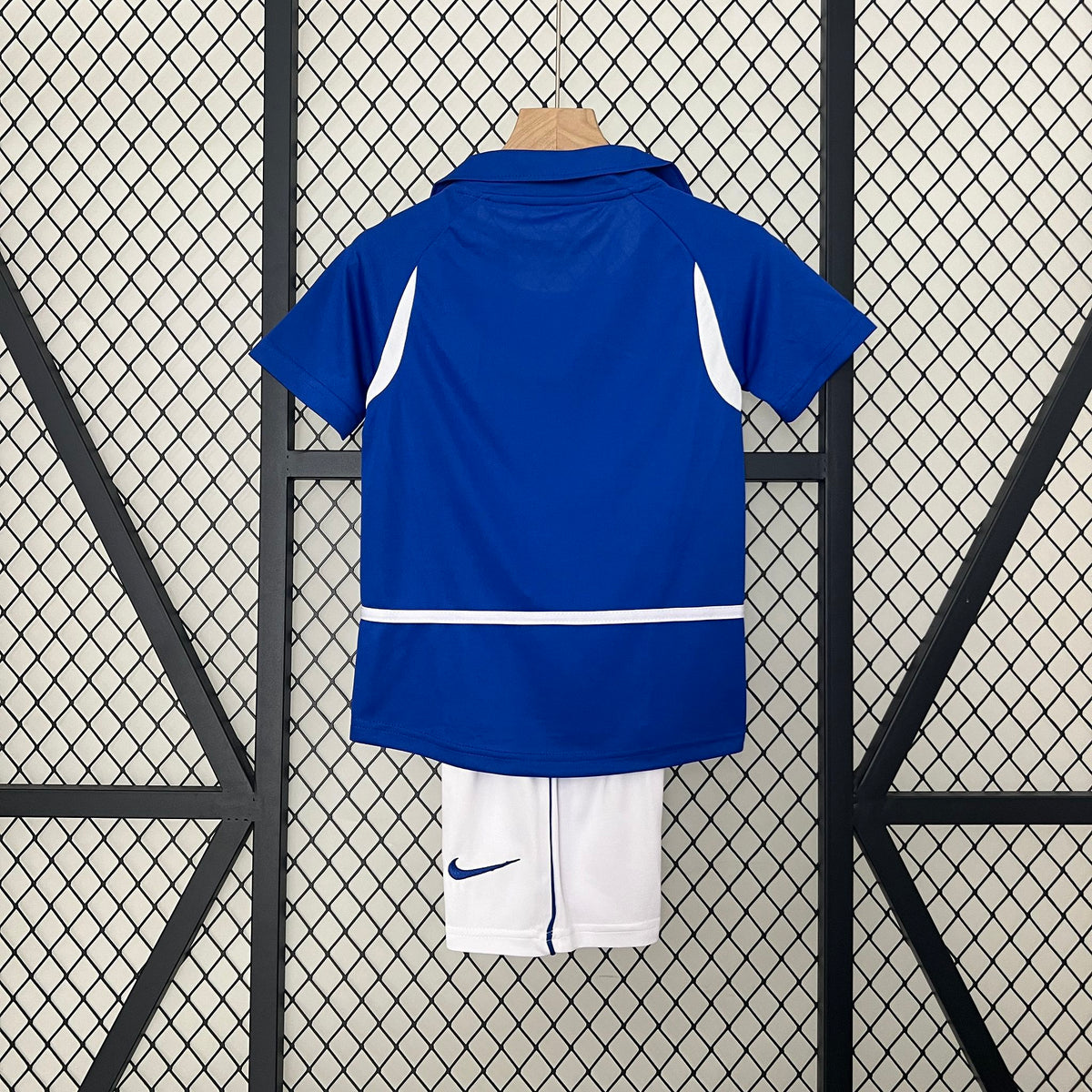 2002 Retro Brazil Away Kids Size