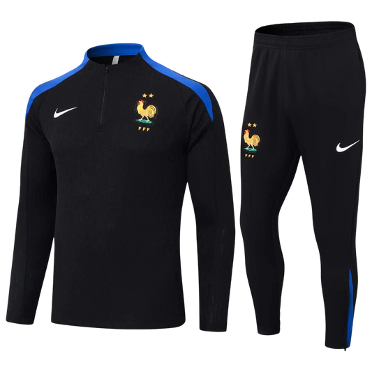 France Black Tracksuit