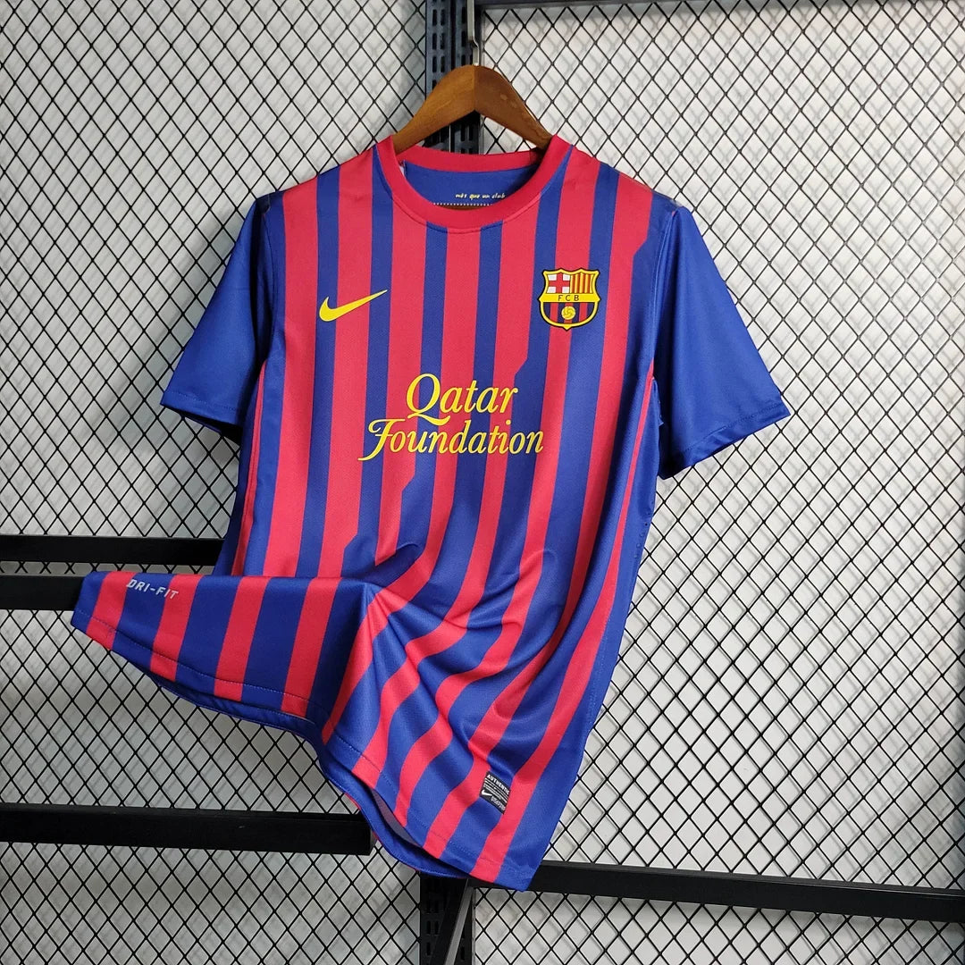 2011-2012 Retro Barcelona Home Jersey