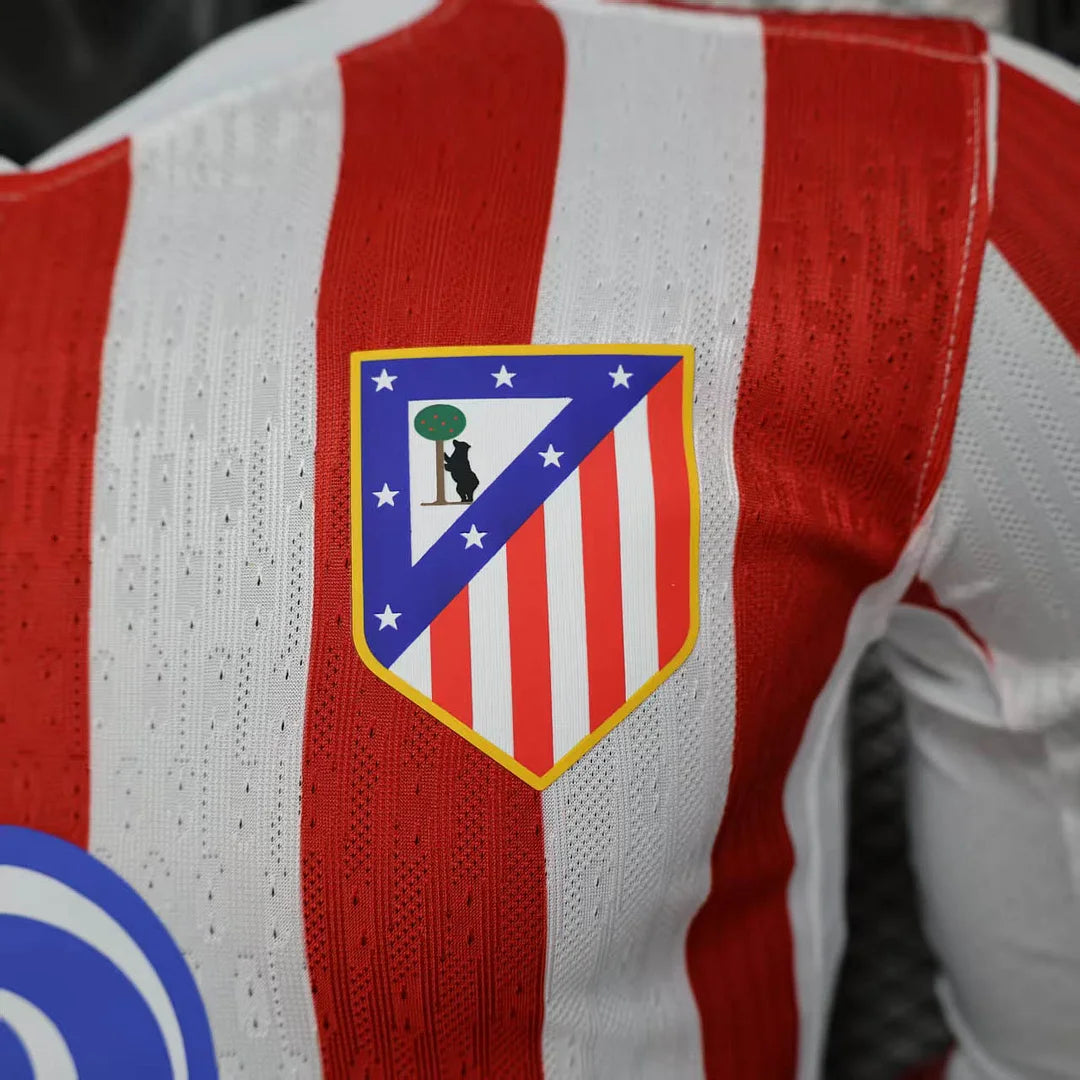 2025/2026 Atletico Madrid Home Long Sleeve
