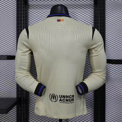 2025-2026 Barcelona Away Kit Long Sleeve