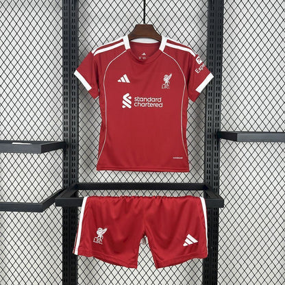 2025/2026 Liverpool Home Kit Kids Size