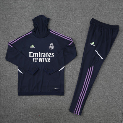 Real Madrid Blue and Purple Tracksuit