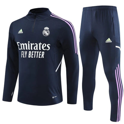 Real Madrid Dark Blue Tracksuit