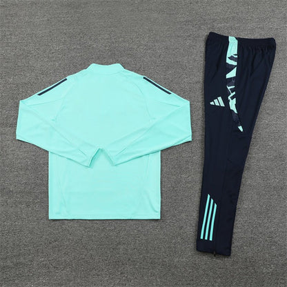 Real Madrid Mint Green and Black Tracksuit